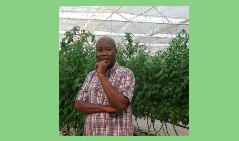 Amadou Sidibe on his farm in Mali