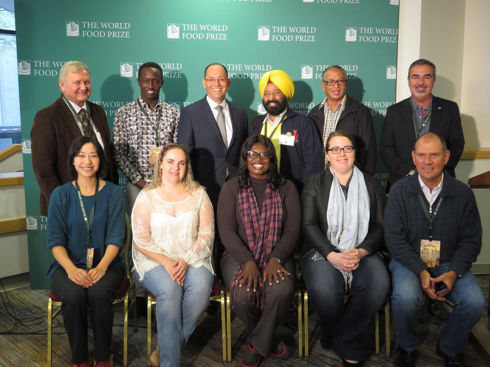 Global Farmer Roundtable nominees at the World Food Prize
